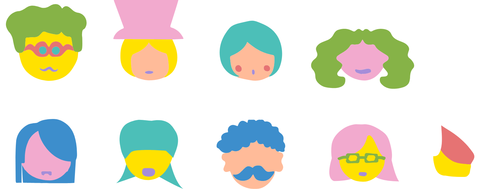 いろはデザインの愉快な仲間たち